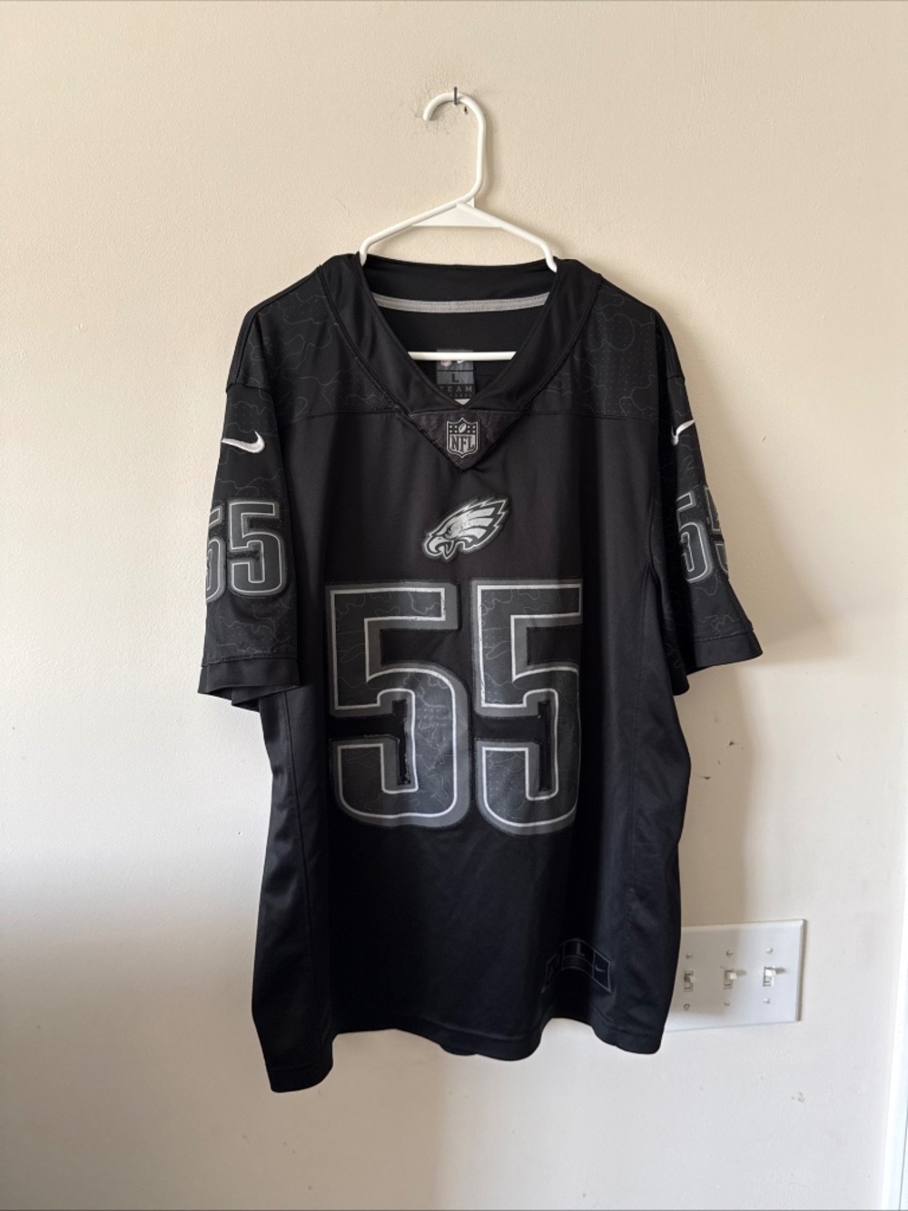 Men's Nike Brandon Graham #55 Philadelphia Eagles RFLCTV Lmtd Jersey Sz L - RARE
